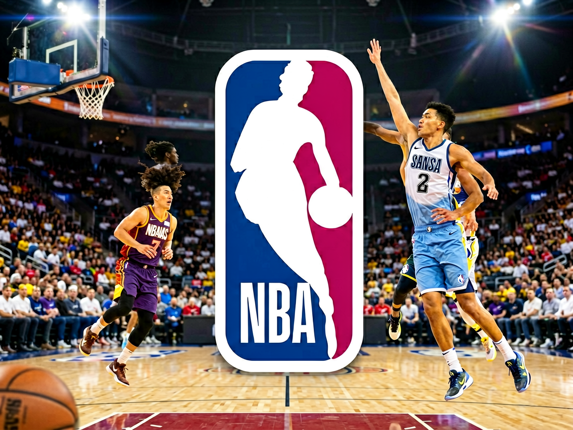 NBA篮球联赛标志，代表美国职业篮球联赛
